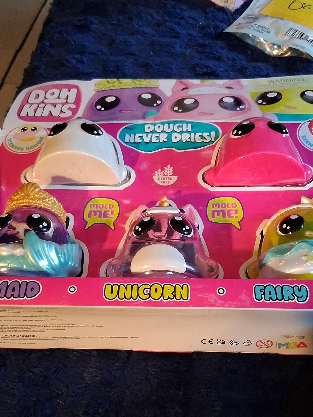 Unicorn Kid Doh & Friends Playset - Pink, White, Blue